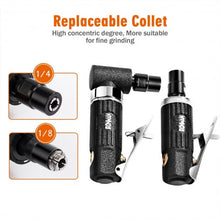 Load image into Gallery viewer, 2 Pcs 1/4&quot; Straight and Right Angled Air Die Grinder

