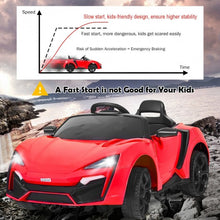 Load image into Gallery viewer, 12V 2.4G RC Electric Vehicle with Lights-Red
