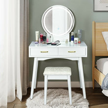 Load image into Gallery viewer, Vanity Dressing Table Set with 3 Lighting Modes
