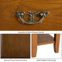 Load image into Gallery viewer, End Table Bedside Sofa End Table Narrow Nightstand with Wooden Legs
