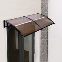 Load image into Gallery viewer, 80&quot; x 40&quot; OutdoorWindow Awning Door Polycarbonate Canopy-Brown
