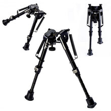 Load image into Gallery viewer, 6&quot; to 9&quot; Adjustable Spring Return Hunting Rifle Bipod
