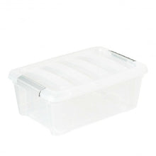 Load image into Gallery viewer, 4-Pack 13 Quart Plastic Storage Bin Box Stack Containers with Handles
