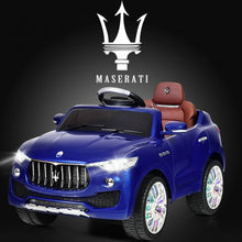 Load image into Gallery viewer, 6V Licensed Maserati Kids Ride On Car-Blue
