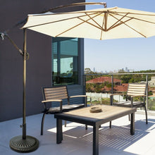 Load image into Gallery viewer, 31.5 lbs Market Heavy-Duty Outdoor Stand Bronze Umbrella Base
