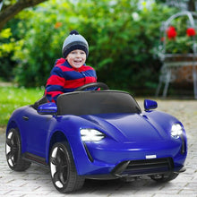 Load image into Gallery viewer, 12V Kids Ride On Car with MP3 &amp; LED Light-Blue

