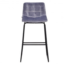 Load image into Gallery viewer, Set of 2 Velvet Bar Stools Pub Kitchen Chairs

