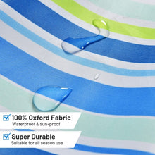 Load image into Gallery viewer, 8FT Portable Beach Umbrella with Sand Anchor and Tilt Mechanism for Garden and Patio-Blue
