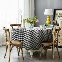 Load image into Gallery viewer, 2 Pcs Stain Resistant and Wrinkle Resistant Table Cloth-Black
