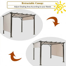 Load image into Gallery viewer, 2Pcs Universal Replacement Canopy for Pergola Structure Sun Awning-Beige
