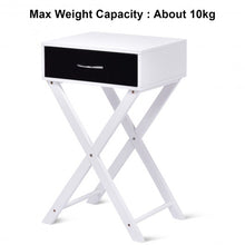 Load image into Gallery viewer, Campaign Style Modern X-Shape Accent Side End Table
