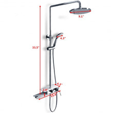 Load image into Gallery viewer, Stainless Steel Panel Rainfall Shower Column w /Hand Shower

