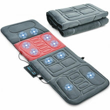 Load image into Gallery viewer, Foldable Massage Mat with Heat and 10 Vibration Motors
