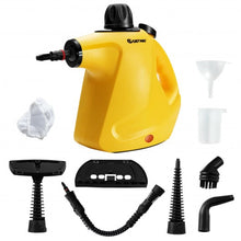 Load image into Gallery viewer, 1050W Multi-purpose Handheld Pressurized Steam Cleaner-Yellow
