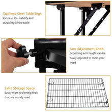 Load image into Gallery viewer, 32&quot; Pet Grooming Table Durable Foldable Rubber Top
