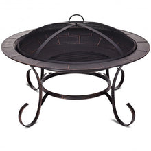 Load image into Gallery viewer, 30&quot; Outdoor Fire Pit BBQ Camping Firepit Heater
