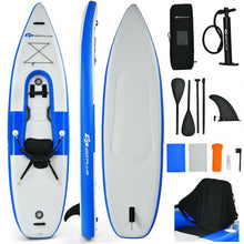 Load image into Gallery viewer, Inflatable Kayak Includes Aluminum Paddle with Hand Pump for 1 Person-Blue
