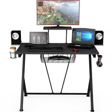 Load image into Gallery viewer, Multifunctional K-Shaped Gamer Desk with Display Support Plate
