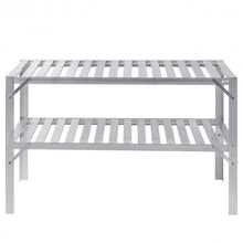 Load image into Gallery viewer, Aluminum Workbench Greenhouse Prepare Work Potting Table

