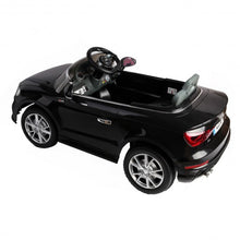 Load image into Gallery viewer, 12 V Audi A3 Kids Ride on Car with RC + LED Light + Music-Black
