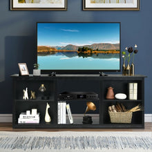 Load image into Gallery viewer, 2-Tier Entertainment Media Console TV Stand-Black
