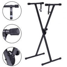 Load image into Gallery viewer, Adjustable Keyboard Piano X-Stand Electric Organ Rack
