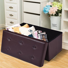 Load image into Gallery viewer, 30&quot; Large Folding Ottoman Storage Seat
