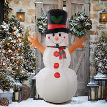 Load image into Gallery viewer, 5 ft Airblown Inflatable Christmas Snowman Gemmy Decoration
