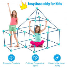 Load image into Gallery viewer, 81 Pieces Kids Crazy Construction Fort Building Kit
