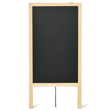 Load image into Gallery viewer, A-Frame Chalkboard Sign with Eraser &amp; Chalk-Natural
