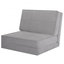 Load image into Gallery viewer, Convertible Lounger Folding Sofa Sleeper Bed-Gray
