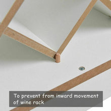 Load image into Gallery viewer, Wall Mount Wine Rack w/ Glass Holder &amp; Storage Shelf
