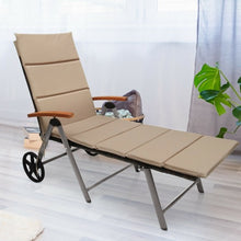 Load image into Gallery viewer, Outdoor Chaise Lounge Chair Rattan Lounger Recliner Chair

