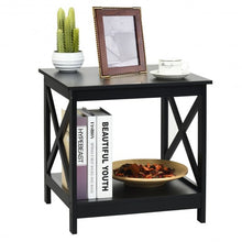 Load image into Gallery viewer, X-Design Display Accent Sofa Side Nightstand Table-Black
