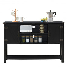 Load image into Gallery viewer, TV Storage Cabinets with Bottom Shelf-Black
