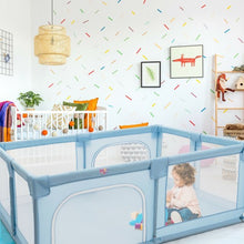 Load image into Gallery viewer, Baby Playpen Extra Large Kids Activity Center Safety Play-Blue
