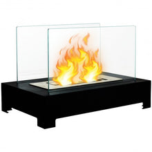 Load image into Gallery viewer, Stainless Steel Portable Tabletop Ventless Bio Ethanol Fireplace
