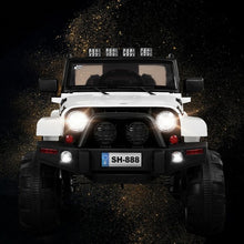 Load image into Gallery viewer, 12V Kids Remote Control Riding Truck Car with LED Lights-White
