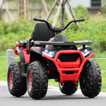 Load image into Gallery viewer, 12 V Kids Electric 4-Wheeler ATV Quad with MP3 and LED Lights-Red
