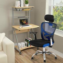 Load image into Gallery viewer, Ergonomic Mesh High Back Office Chair with Headrest-Blue
