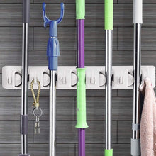 Load image into Gallery viewer, Wall-mounted Mop Holder Hanger with 5 Positions
