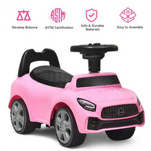 Load image into Gallery viewer, Foot-to-Floor Kids Ride-On Push Toddler Sliding Car-Pink
