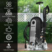 Load image into Gallery viewer, 2800 PSI Electric High Pressure Washer Cleaner 1.96 GPM 2500W
