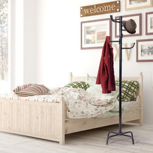 Load image into Gallery viewer, Metal Coat Hat Rack Clothes Hanger Tree Stand
