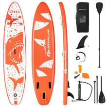 Load image into Gallery viewer, Inflatable Stand Up Paddle Board with Backpack Aluminum Paddle Pump-L
