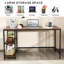 Load image into Gallery viewer, 47&quot;/55&quot; Computer Desk Office Study Table Workstation Home w/Adjustable Shelf -L
