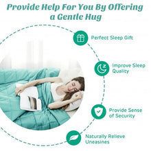Load image into Gallery viewer, 25 lbs 60&quot; x 80&quot; Heavy Weighted Blanket Natural Bamboo Fabric Soft Breathable
