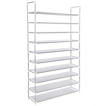 Load image into Gallery viewer, 50 Pair 10 Tiers Shoe Rack Shelf Storage Organizer
