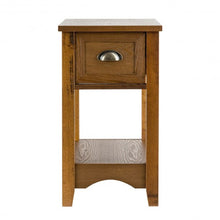 Load image into Gallery viewer, Contemporary Chair Side End Table Compact Table with Drawer Nightstand-Yellow
