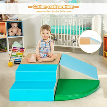 Load image into Gallery viewer, 4-Piece Indoor Toddler Playtime Corner Climber Play Set-Blue
